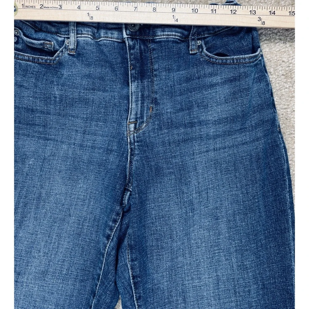 Chaps Women's Slim Boyfriend Stretch Denim Jeans Button/Zip/Elastic Waist 6/28